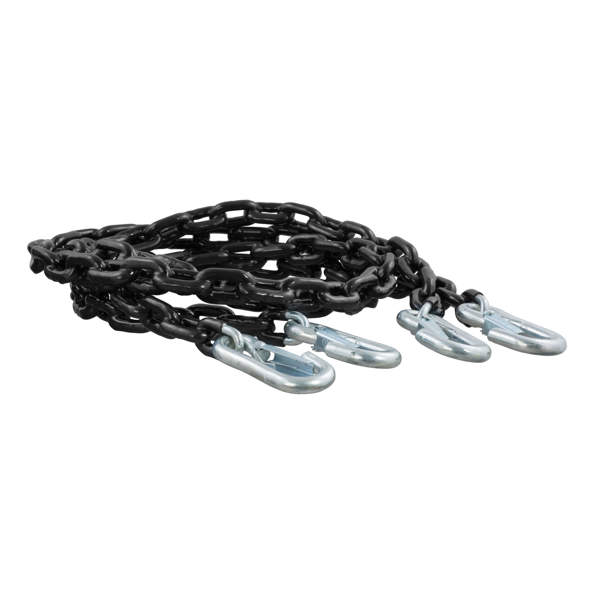 Curt Manufacturing, 65in. Safety Chains with 2 Snap Hooks Each 2-Pack, Length 65 in, Material Steel, Model# 19749